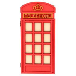 Ключница London Телефонная будка (VKK41)