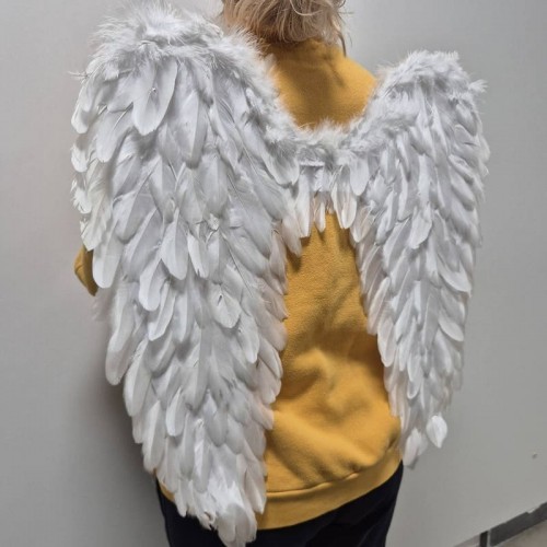 Крила ангела білі класичні 60х60 см