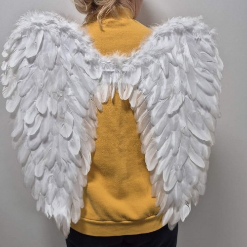 Крила ангела білі класичні 60х60 см