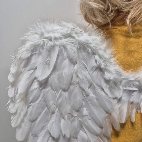 Крила ангела білі класичні 60х60 см