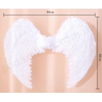 Крила ангела білі 80х60 см