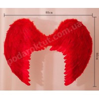 Крила ангела червоні величні 80х60 см Крила ангела червоні величні 80х60 см