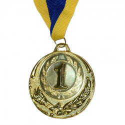 Медаль нагородна 43502 Д7см 1 місце Золото