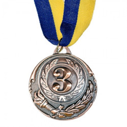Медаль нагородна 43506 Д7см 3 місце Бронза