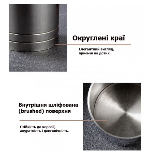 Джигер 25 мл з нержавіючої сталі 304 — мірний стакан для коктейлів Джигер 25 мл з нержавіючої сталі 304 — мірний стакан для коктейлів