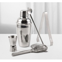 Набор бармена 5 в 1 из нержавеющей стали (подарочная коробка, 350 мл)