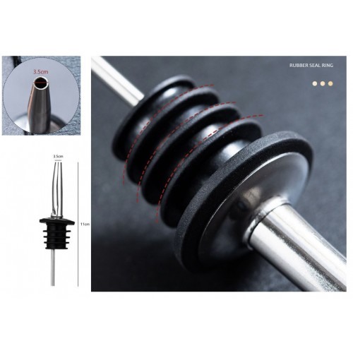 Наливник (пурер) для пляшок, 304 нерж., Ø 3.5 см, L 11 см