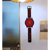 Часы наклейки на стену "наручные часы" Часы наклейки на стену "наручные часы"