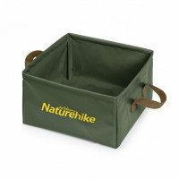 Складной контейнер для воды из ПВХ Naturehike Square bucket 13л army green NH19SJ007