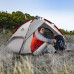 Палатка четырехместная автоматическая Naturehike NH21ZP008, серо-красная