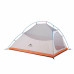 Палатка сверхлегкая двухместная с футпринтом Naturehike Cloud Up 2 Updated NH17T001-T, 210T, оранжевая