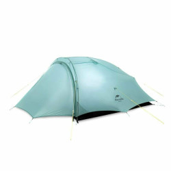 Палатка сверхлегкая двухместная с футпринтом Naturehike Shared 2 NH20ZP091, 20D, голубой