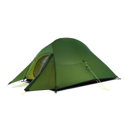 Палатка сверхлегкая двухместная с футпринтом Naturehike Сloud Up 2 Updated NH17T001-T, 20D, темно-зеленый