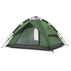 Палатка четырехместная автоматическая Naturehike NH21ZP008, темно-зеленая