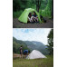 Палатка сверхлегкая трехместная с футпринтом Naturehike Cloud Up 3 Updated NH18T030-T, 210T, зеленый