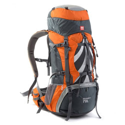 Рюкзак туристичний Naturehike NH70B070-B, 70 л + 5 л, помаранчевий