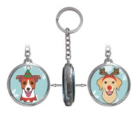 Брелок 6974 об'ємний Собака