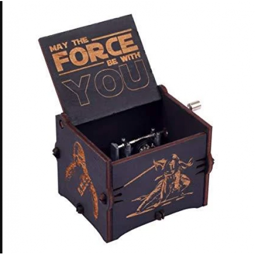 Музыкальная шкатулка винтажная Звездные Войны (Star Wars) черная