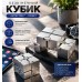 Инфинити куб антистресс металлический серебристый, 76×38×19 мм
