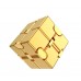 Инфинити куб антистресс металлический золотой, 76×38×19 мм