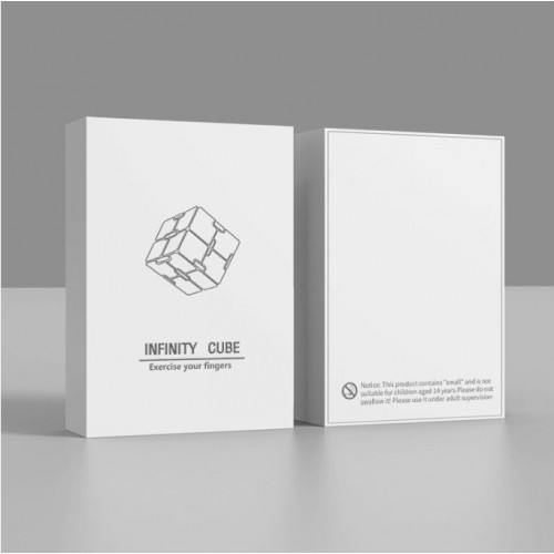Инфинити куб антистресс металлический золотой, 76×38×19 мм