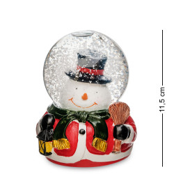 PM-51 Шар со снегом муз. с подсветкой "Подготовка к Рождеству"