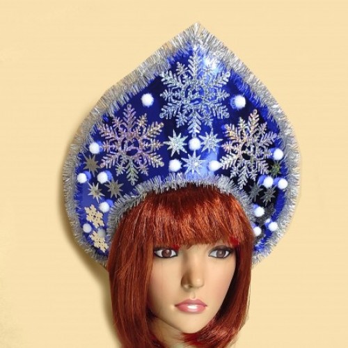 Корона 52302 Кокошник Зимові чудеса (синій) 10403