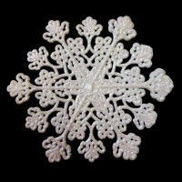 Украшение Сказочная Снежинка 20х20см Украшение Сказочная Снежинка 20х20см