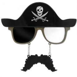 Окуляри Пірат у капелюсі з вусами