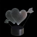 3D Світильник Серця 15959-2-4