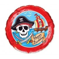 Шарик 46см Пираты