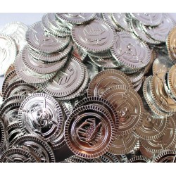 Пиратская монета "Серебряный клад" 1 шт Пиратская монета "Серебряный клад" 1 шт