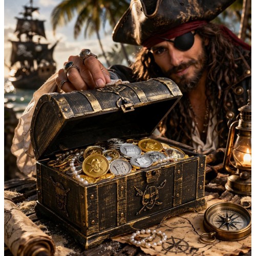 Піратський скриня "Скарби капітана"