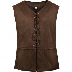 Жилет пиратский темно-коричневый «Капитанский стиль» Жилет пиратский темно-коричневый «Капитанский стиль»