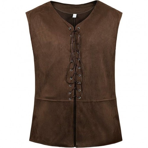 Жилет пиратский темно-коричневый «Капитанский стиль»