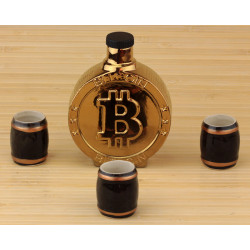 Подарочный набор 33 wishes Биткоин Bitcoin, 4 предмета (KE105)