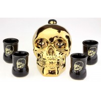 Подарунковий набір 33 wishes Череп Золотий 5 предметів (SD16)