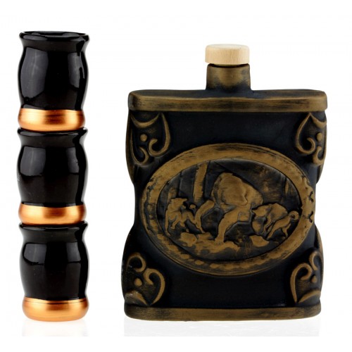 Фляга 33 wishes Охота "Собаки " набор 4 предмета (KE71A)