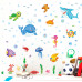 Інтер'єрна наклейка Дитяча Підводний світ XL7206 70х50см