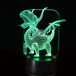 3D Світильник Дракон 15959-2-2