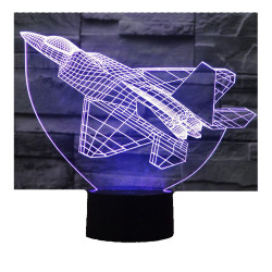 3D Світильник Літак 13-8