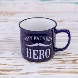 Кружка для тата My father hero 400 мл 12745 (фіолетовий)