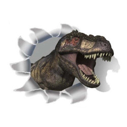 Интерьерная наклейка 3D Динозавр SK-2005 30х20см