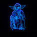 3D Светильник Мастер Йода 15952-3-6