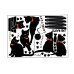 Інтер'єрна наклейка Чорний кіт AY7157 70х50см