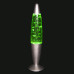 Лава лампа с глиттером (34см) зеленая