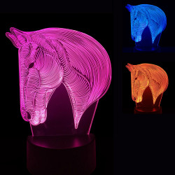 3D Світильник Кінь