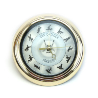 Настенные часы Камасутра маленькие (золото с черным)