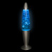 Лава лампа с глиттером (34см) синяя