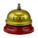 Звонок настольный BEER (золото)